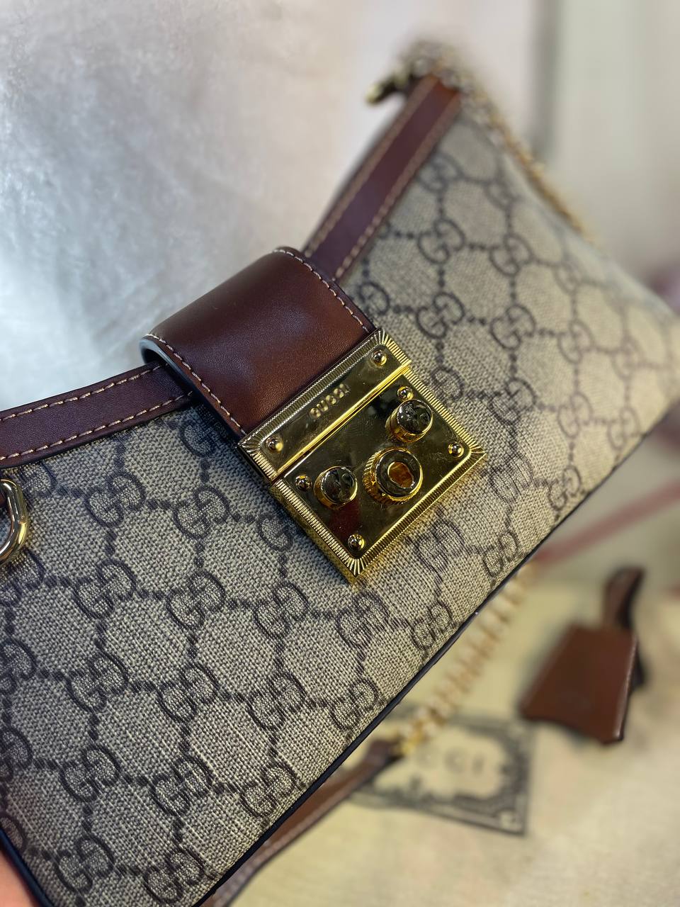 GG Petit sac bandoulière cadenas