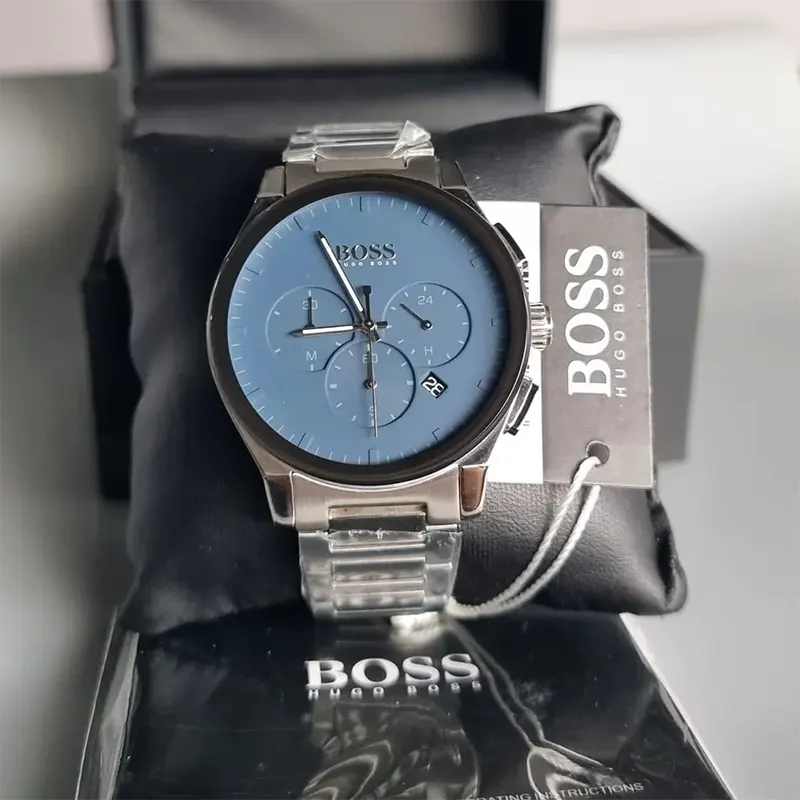 Hugô Bôss Peak Blue Dial Quartz Men's Watch- 1513763