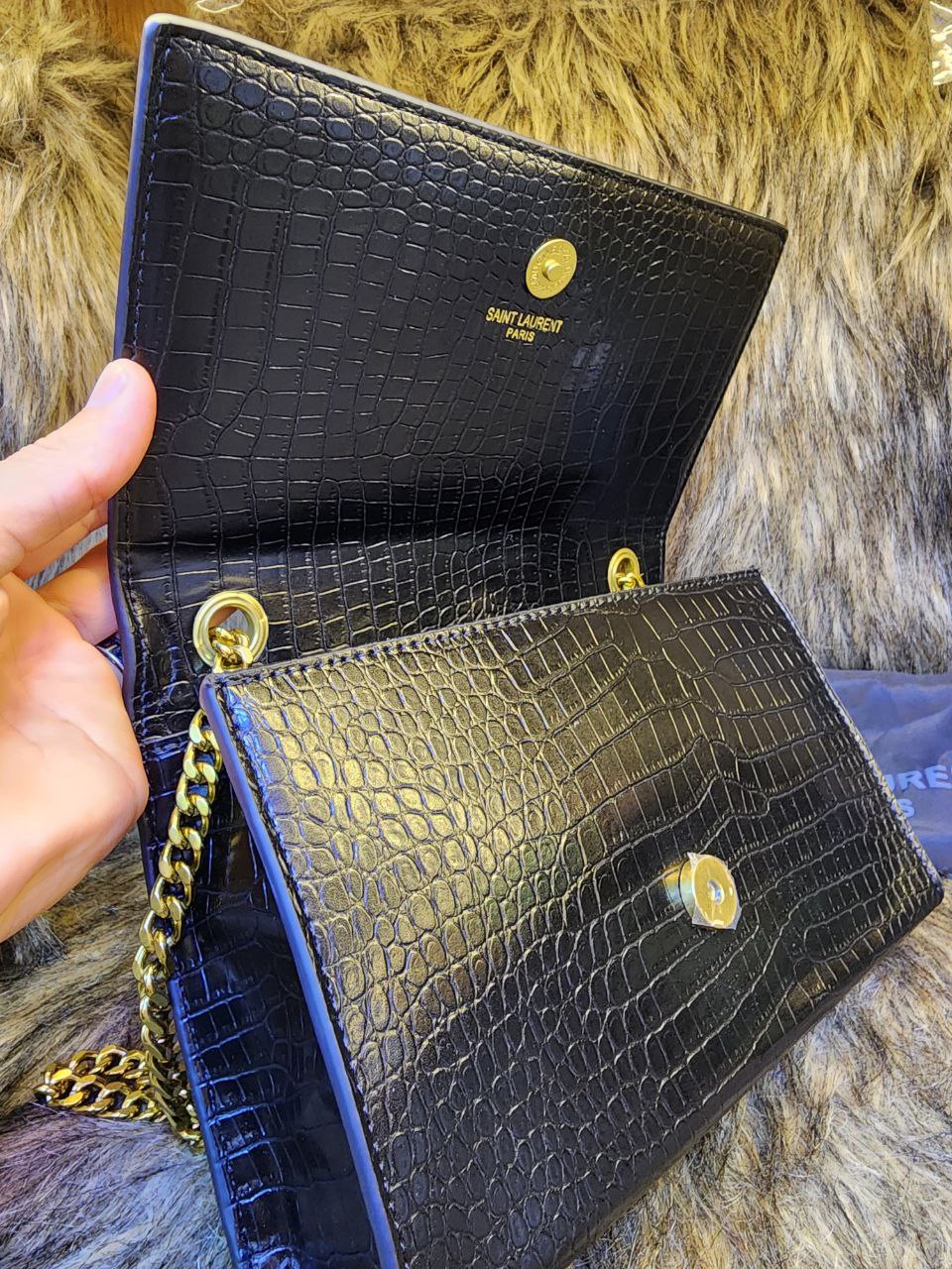 S@int Laurent
Sac chaine Kate Tassel S@int Laurent exotique Noir