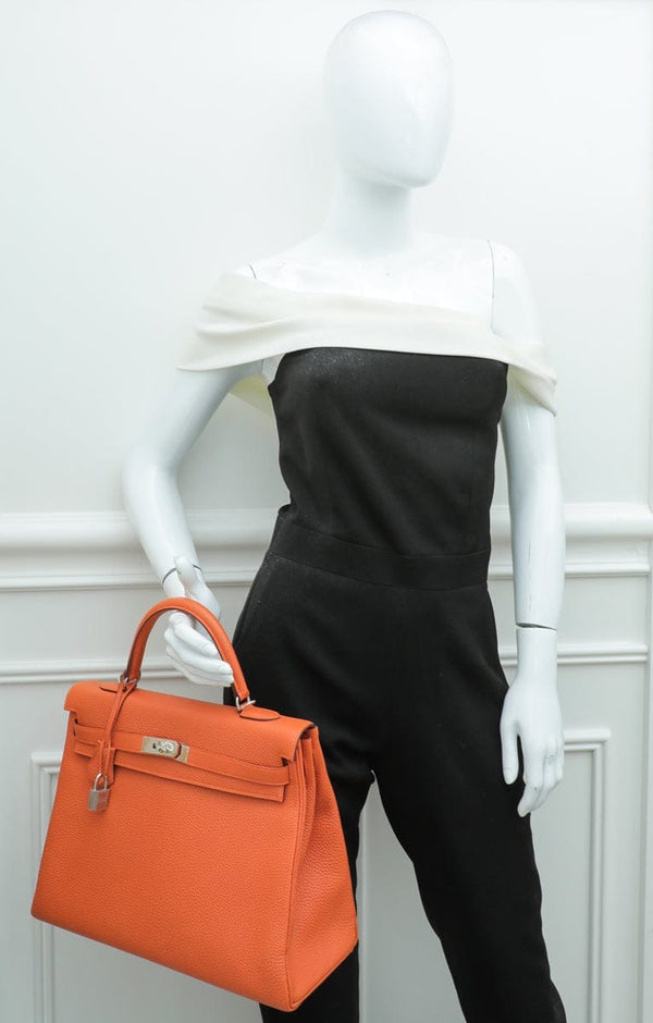 SAC HRMS KELLY RETOURNE ORANGE