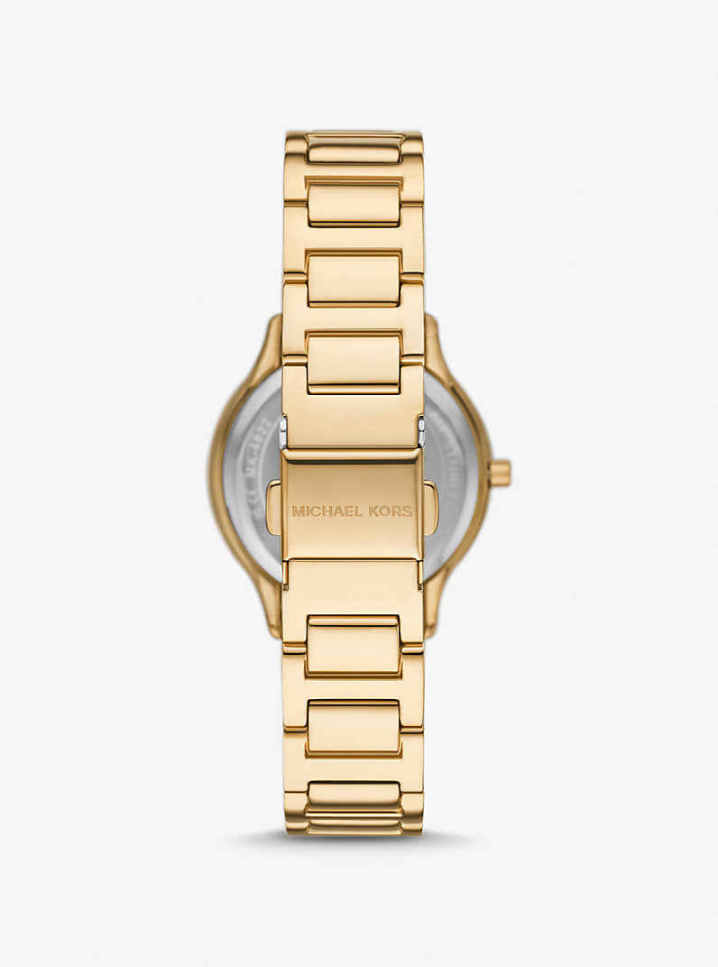Michael Kors
Mini montre Sage dorée à pierres pavées