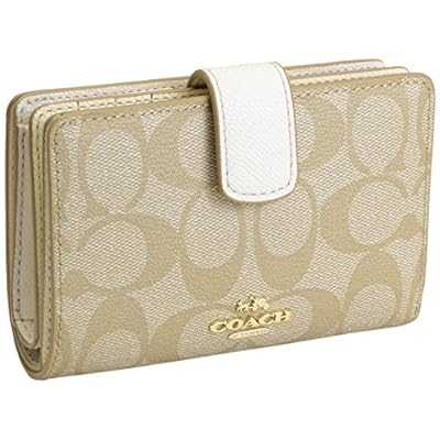 CO@CH F53562 IMDQ Signature Medium Corner Zip Wallet