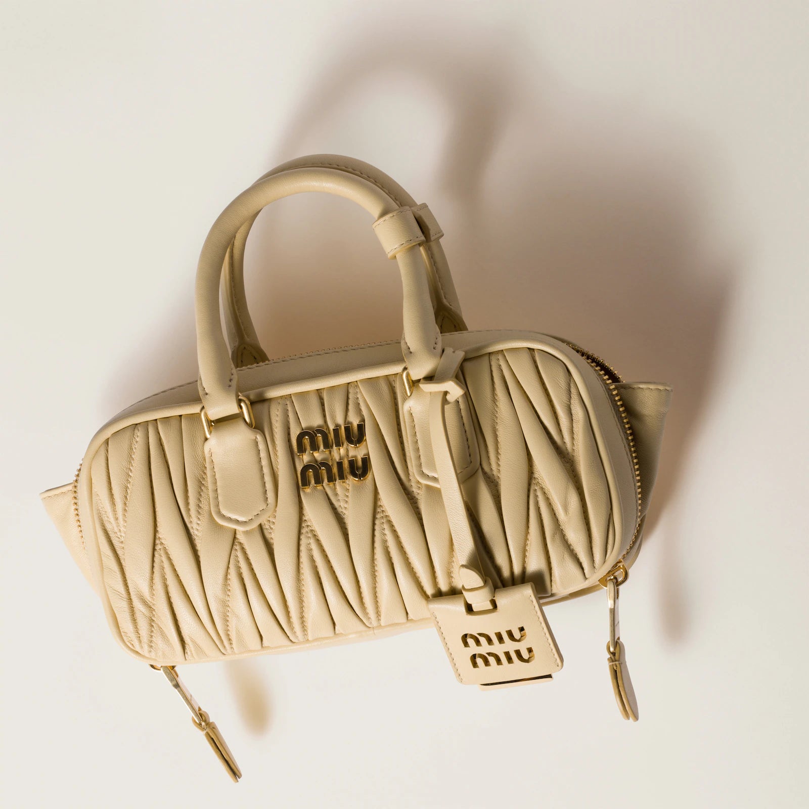 MIÛ MIÜ Mini sac Arcadie nappa matelassé