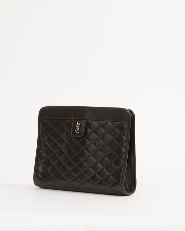 S@int L@urent
Black Quilted Logo Victoire Shoulder Bag