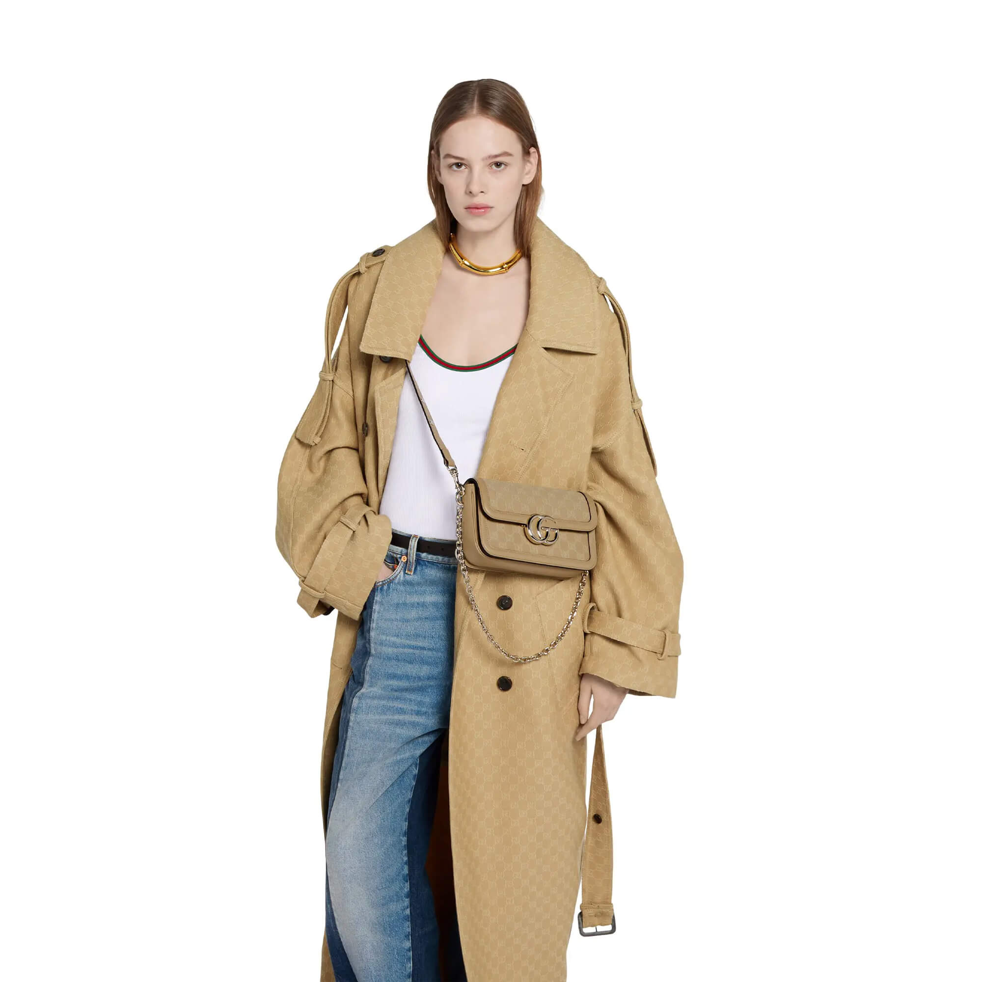 Sac bandoulière GG Go petit modèle