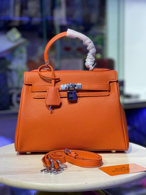 SAC HRMS KELLY RETOURNE ORANGE