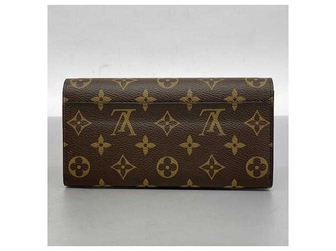 LV Sarah Long Wallet in Fuchsia Fuschia