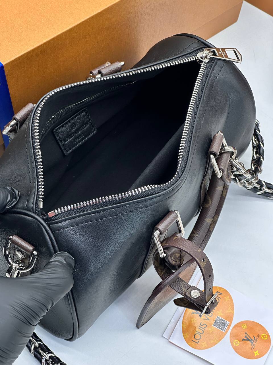 LV Monogram Sac à bandoulière Sac – Noir Élégance