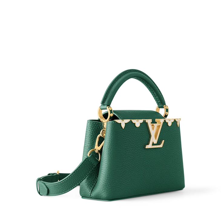 LV Sac Capucines Mini En cuir