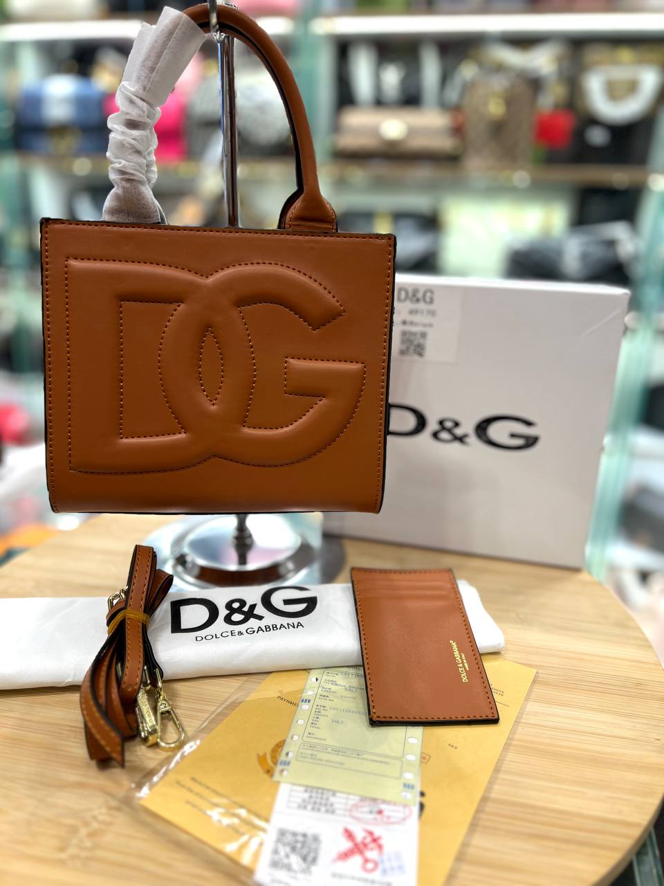 DG Daily Mini leather tote bag