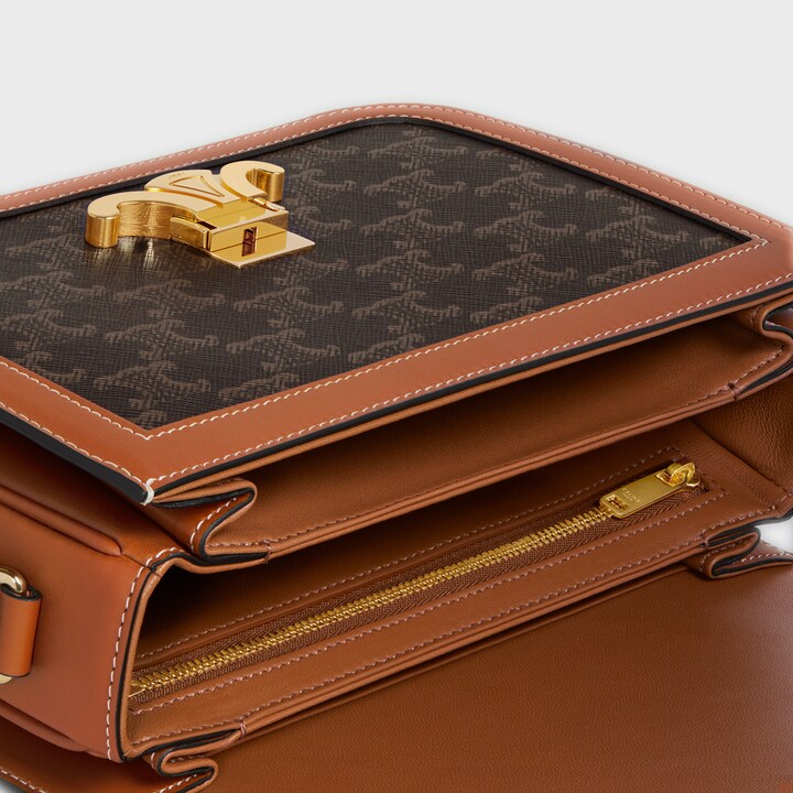 Cêlinë SAC TRIOMPHE CLASSIQUE Toile Triomphe et Veau