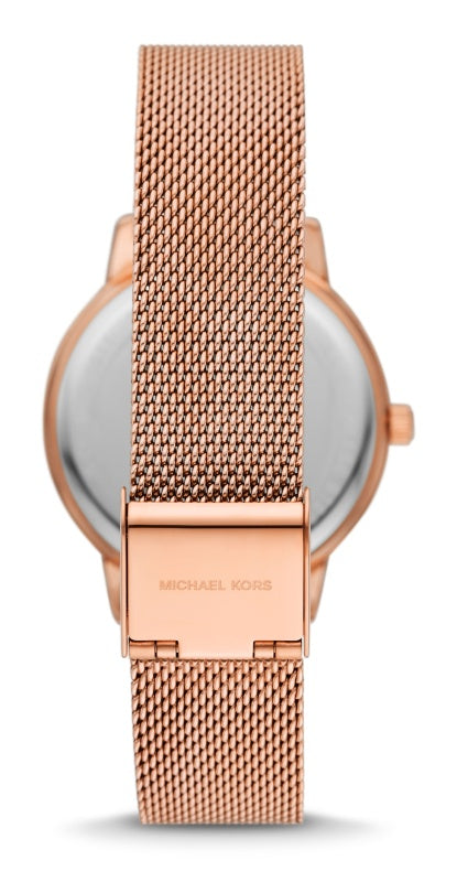 Mich@el Kors Slim Runway Ladies Gold-Tone Stainless Steel 36 mm Watch