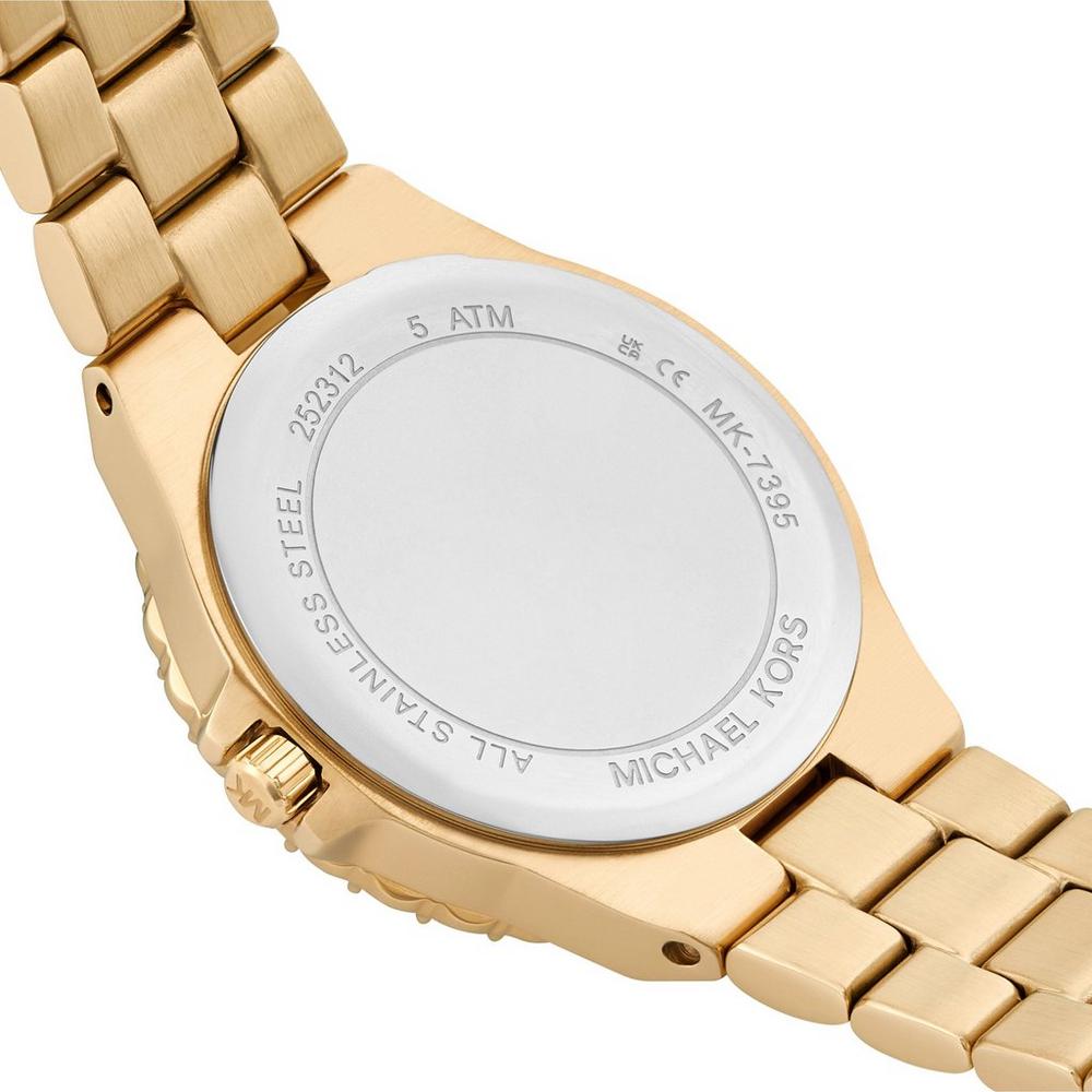 Michael Kors Lennox 30mm Yellow Gold Tone Crystal Ladies Watch