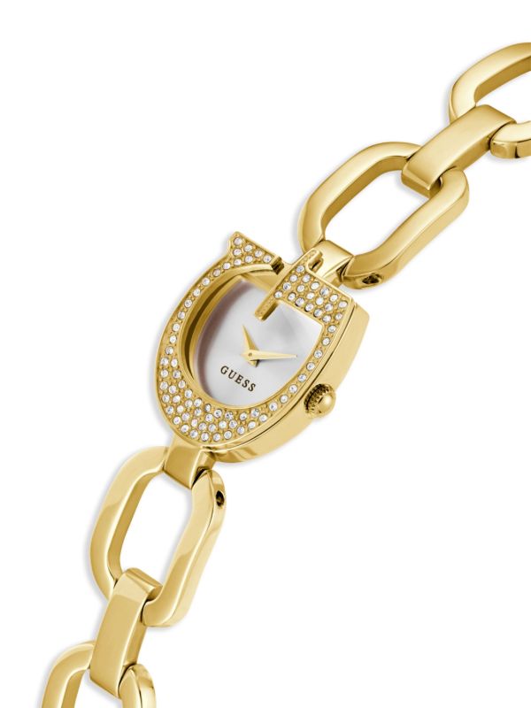 Guess Montre à bracelet en or avec logo Gia