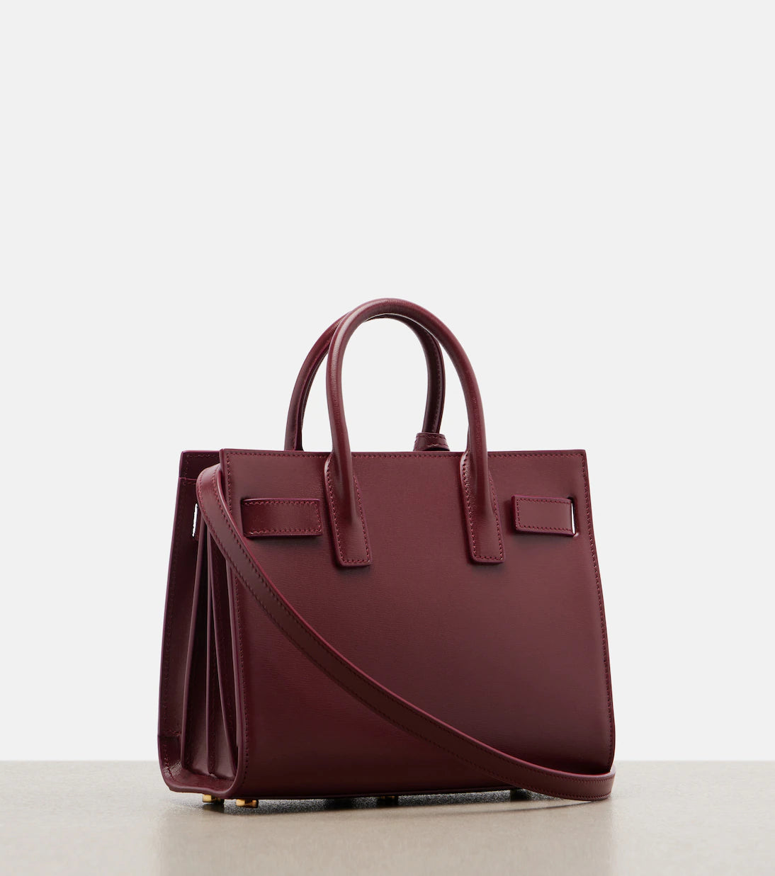 Saint-Laurent Tote Sac De Jour Nano de peau En cuir