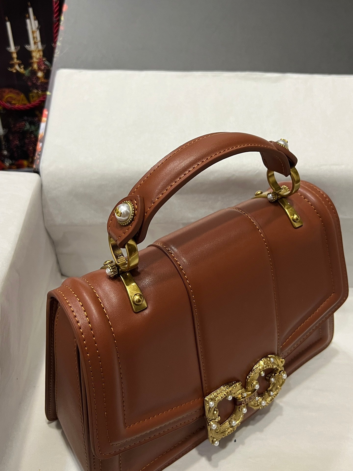 DG Sac à main marron pour femme