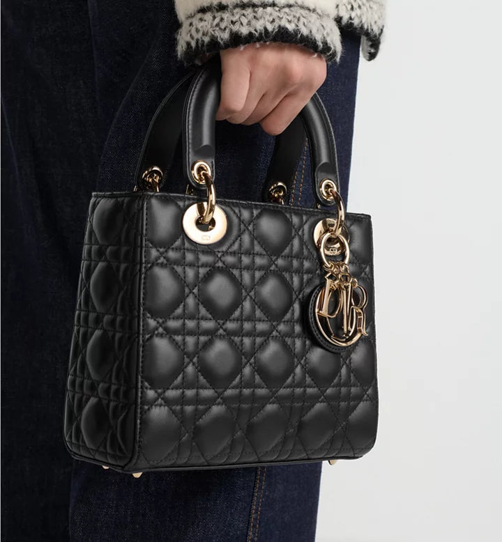 Sac Ladÿ Diôr My ABCDior Small
d'agneau Cannage noir