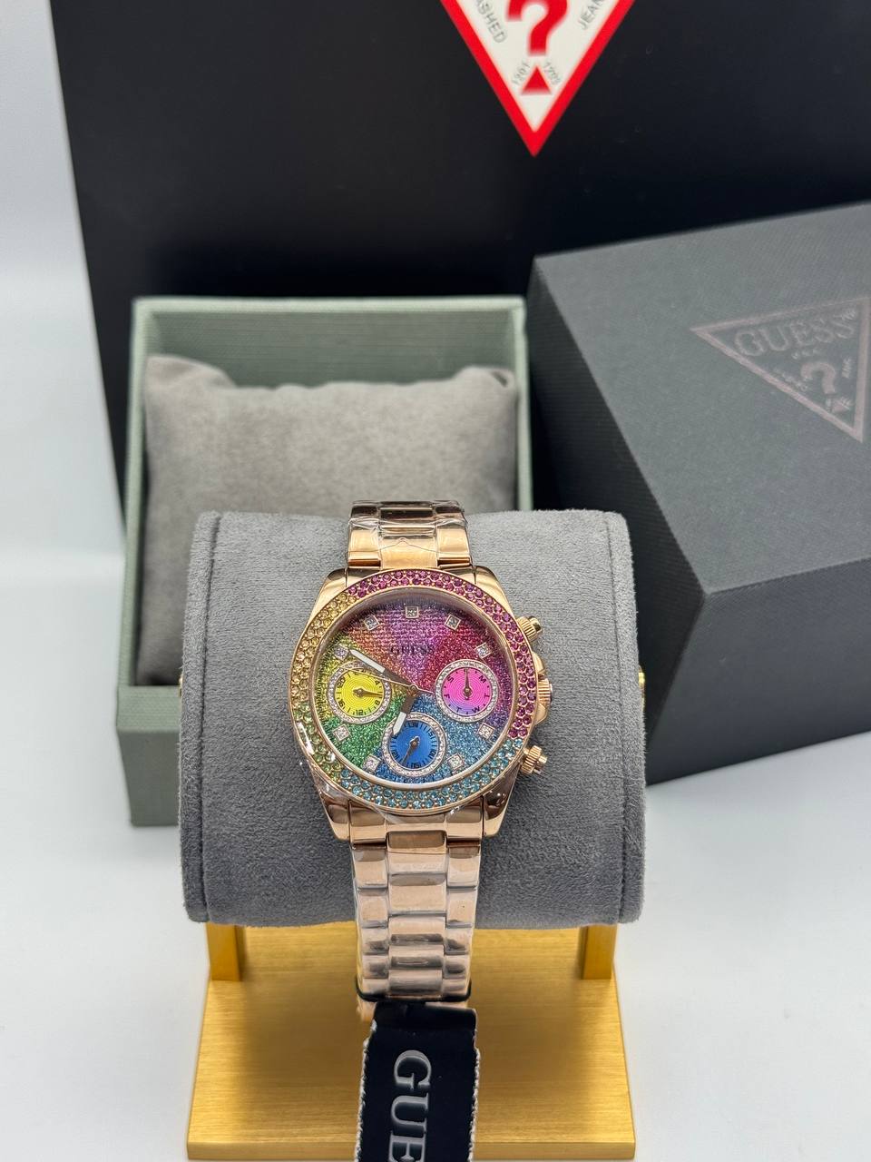 Guess Sol Rose Gold Tone Ladies Watch