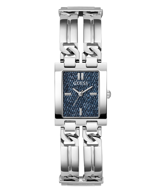 GUESS Ladies Silver Tone Analog Watch