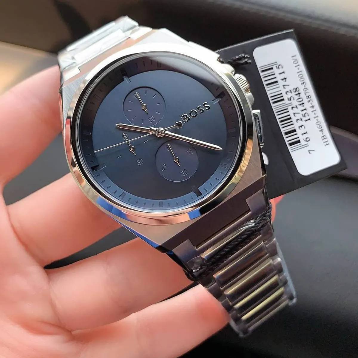 Montre BÔSS Homme Steer Chrono en Acier 1514048