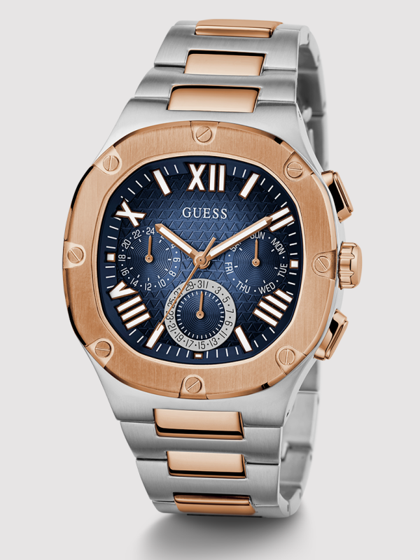 GÛESS Mens Gunmetal Multi-function Watch