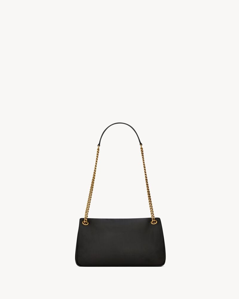 YSL CALYPSO SMALL D'AGNEAU PLONGÉ
BLACK