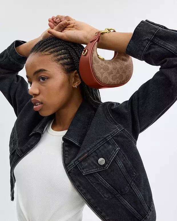 Coach Sac Jonie En Toile Signature