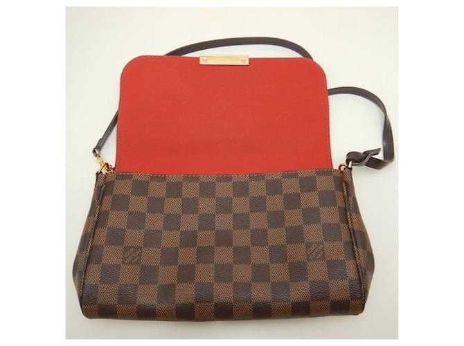 LV Sac à épaule Damier Favorite MM de Louis Vuitton Damier ebène