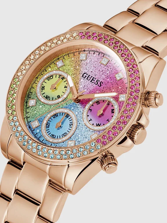 Guess Sol Rose Gold Tone Ladies Watch