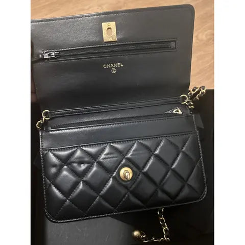 Ch@nel Sac bandoulière Wallet on Noir