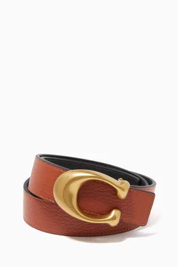 Co@ch Ceinture Réversible Avec Boucle Signature, 32 Mm