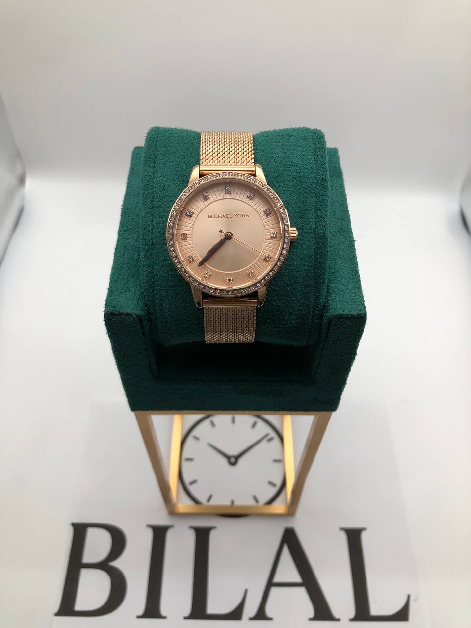 Mich@el Kors Slim Runway Ladies Gold-Tone Stainless Steel 36 mm Watch