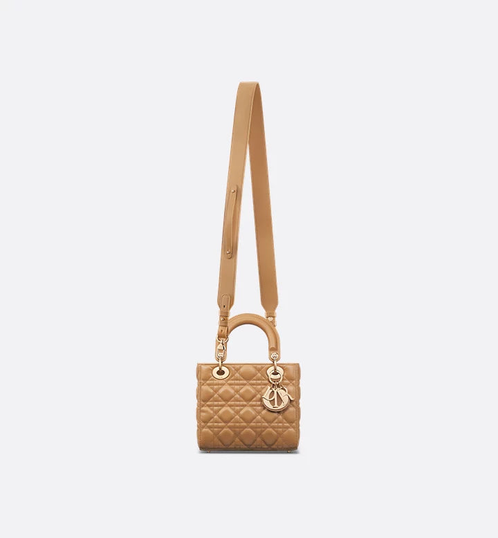 Sac Ladÿ Diôr My ABCDior Small
d'agneau Cannage couleur Light Gold