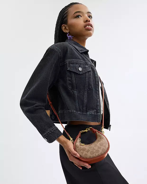 Coach Sac Jonie En Toile Signature