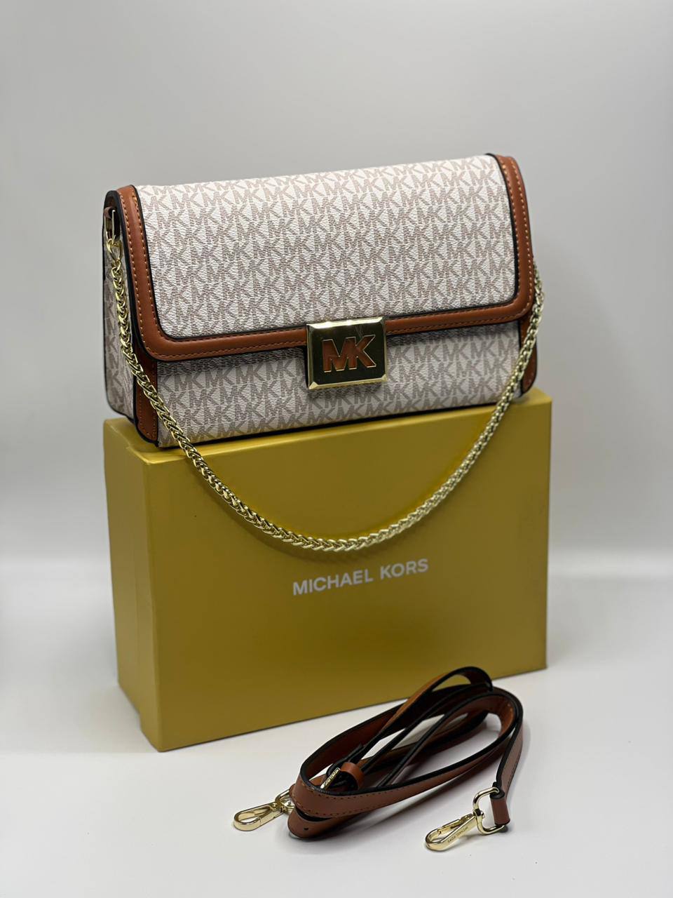 MK Sac à épaule Sonia convertible de taille moyenne à logo