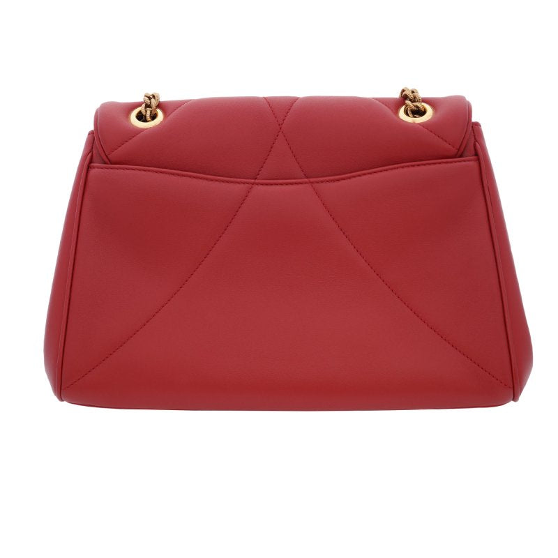 DG Shoulder Bag Medium DEVOTION DG Logo Pearl Heart Red