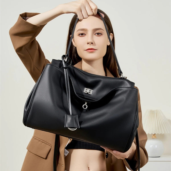 Bâlencïagâ Sac À Main Rodeo Moyen Avec Un Charm pour Femme en Noir