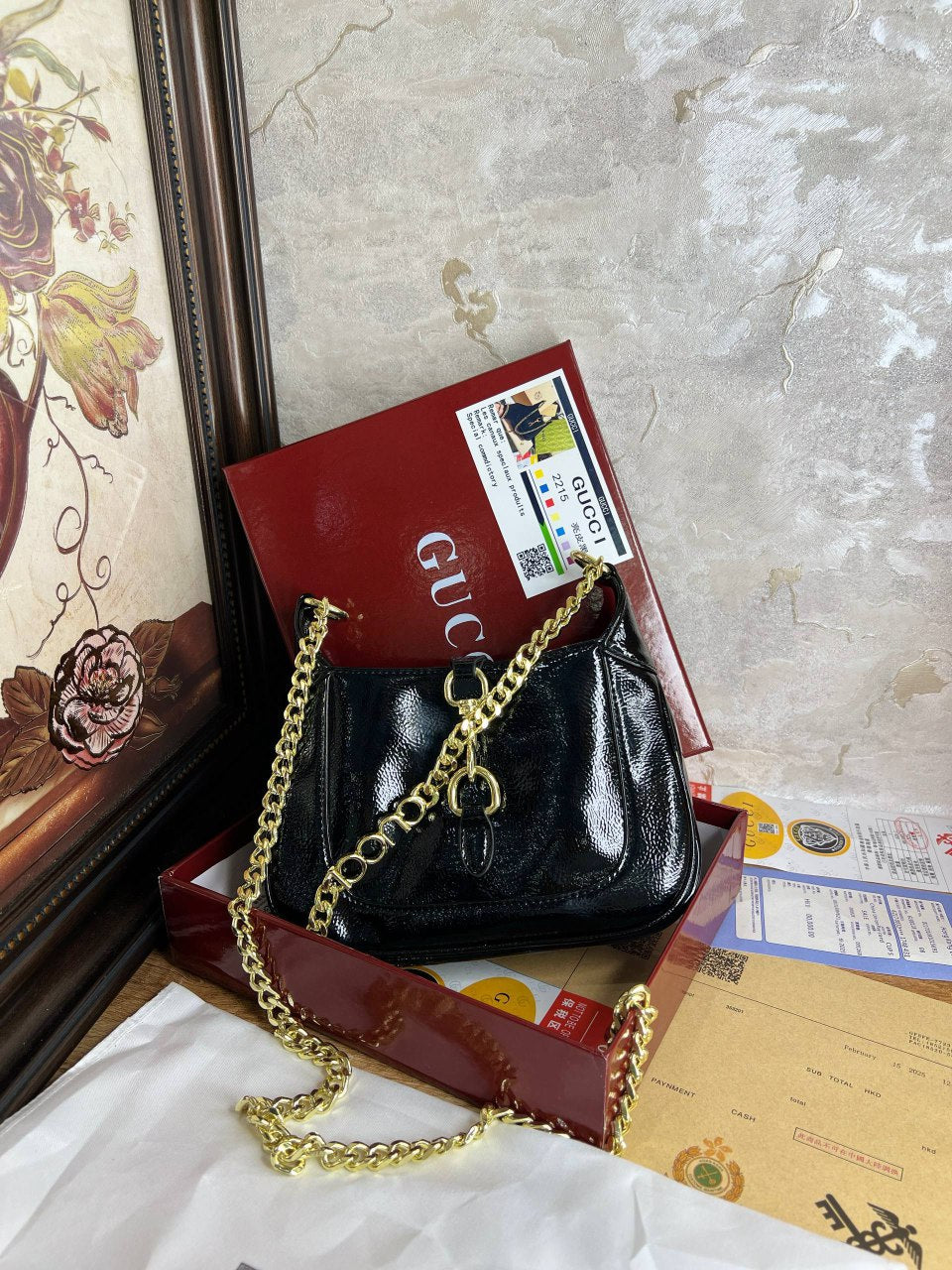 Sac GG Jackie Notte mini format