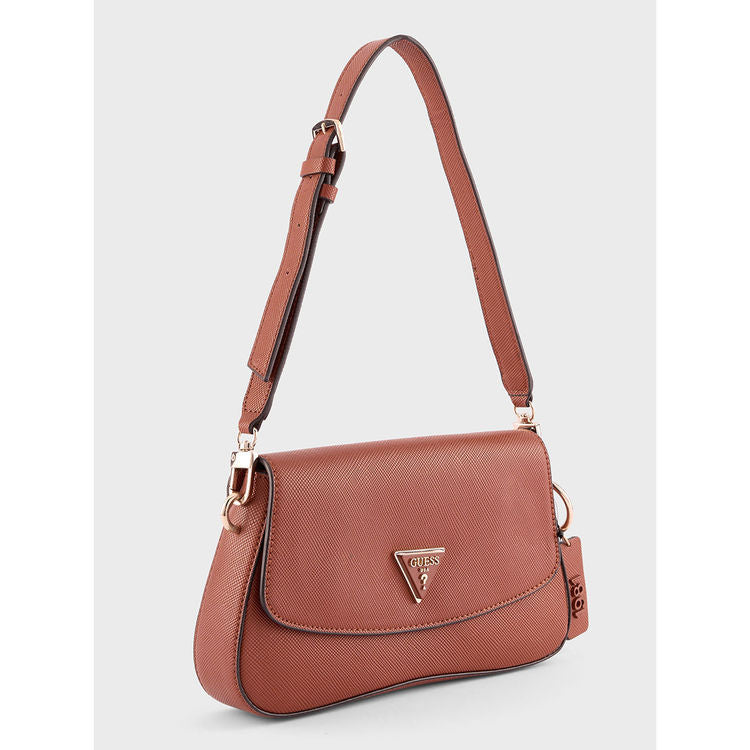 Gûess Cordelia Flap Shoulder Bag - Brown