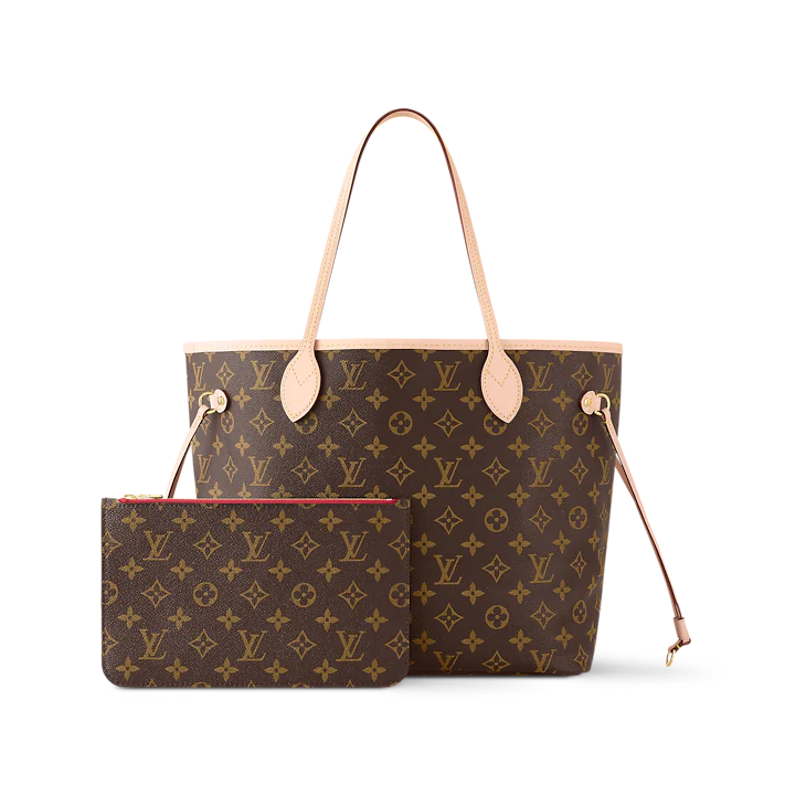 LV Cabas Neverfull en cuir
Marron