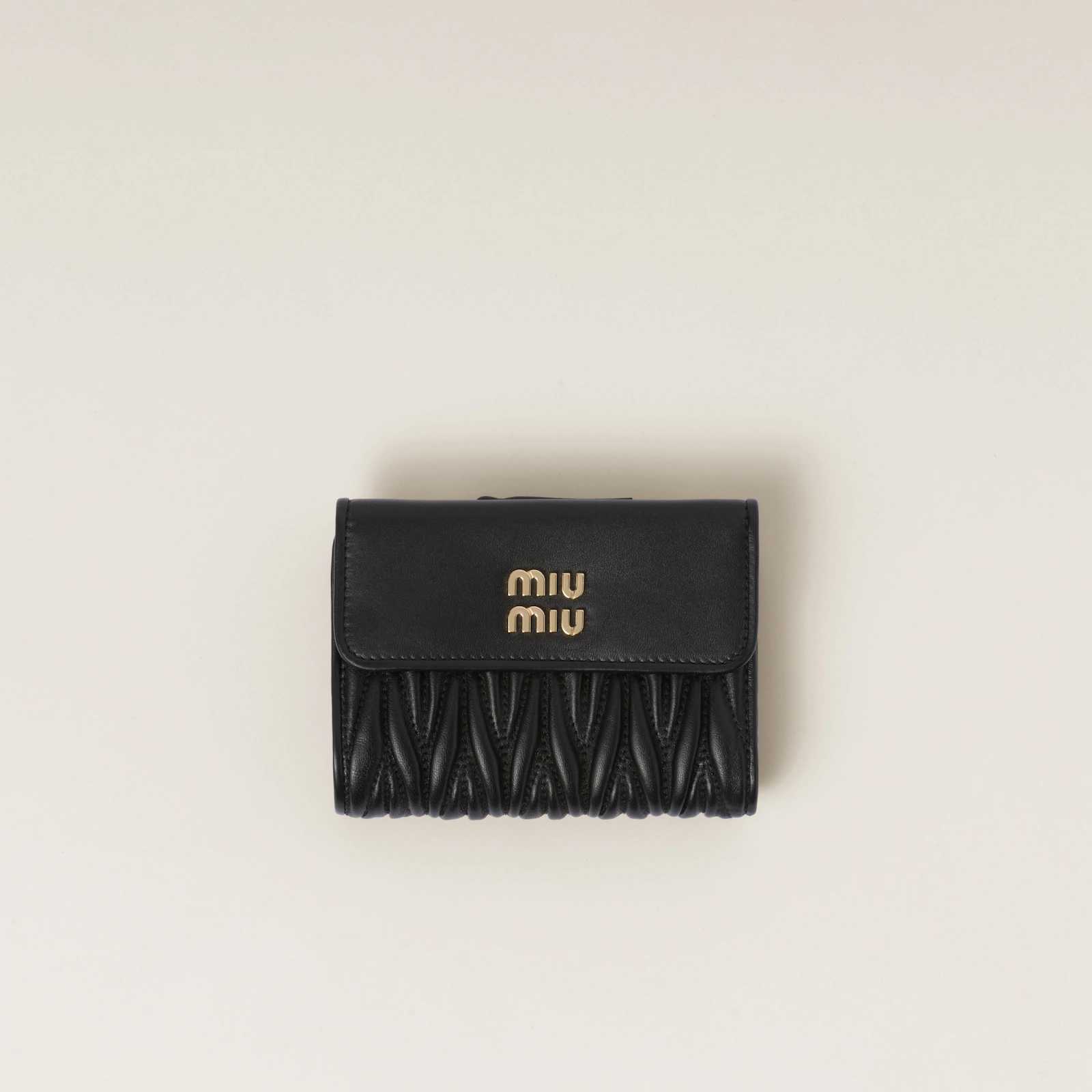 MIÛ MIÜ Matelassé Noir