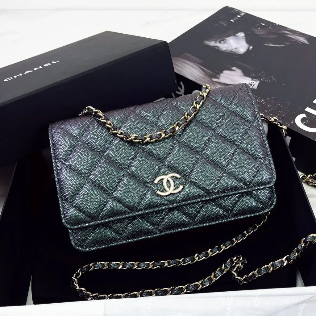 Ch@nel Sac bandoulière wallet on chain timeless/classique