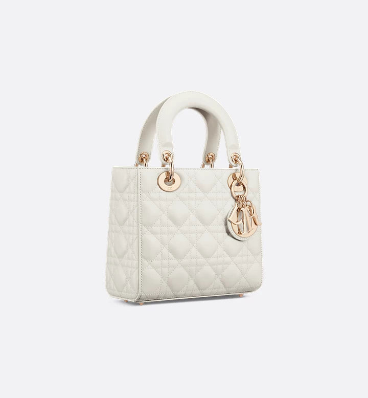 Sac Ladÿ Diôr My ABCDiôr Small
d'agneau Cannage couleur latte
