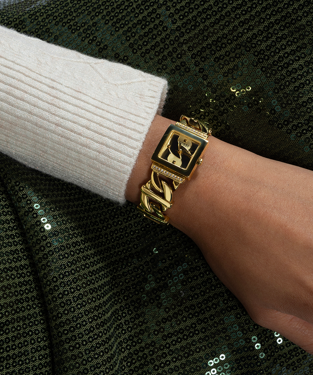 GÛESS Ladies Gold Tone Analog Watch
21mm