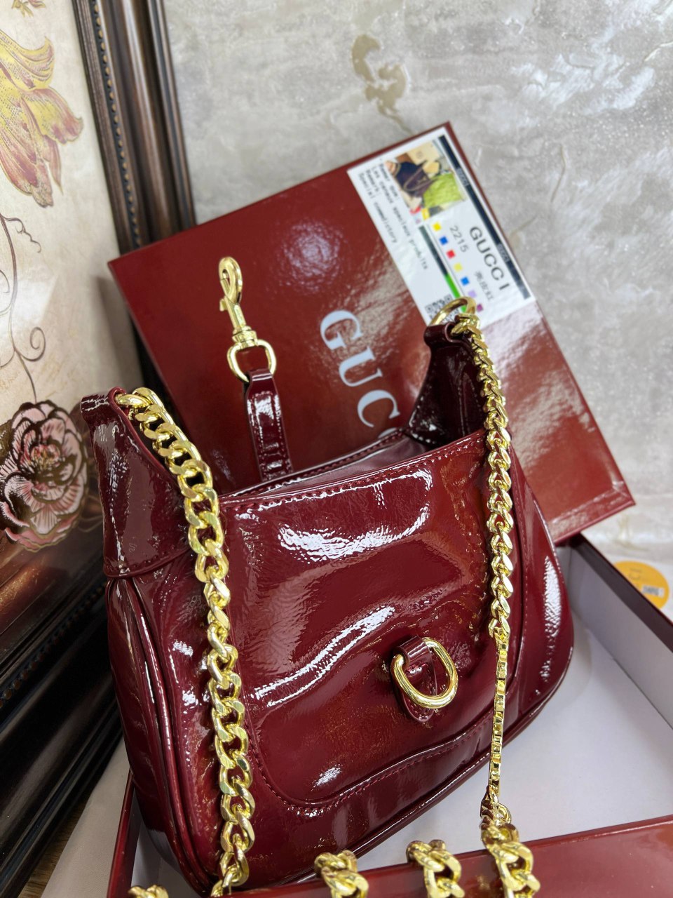 Sac GG Jackie Notte mini format
