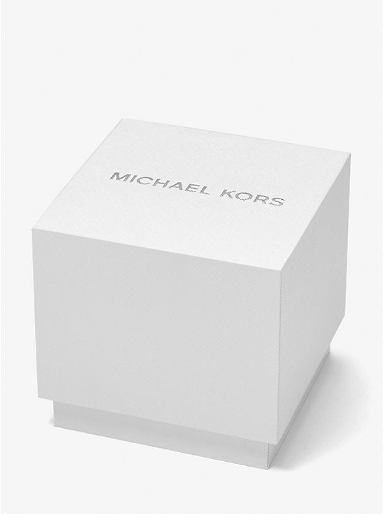 Michael Kors
Montre Emery de ton or rose à pavé et à bracelet en cuir gaufré à motif crocodile