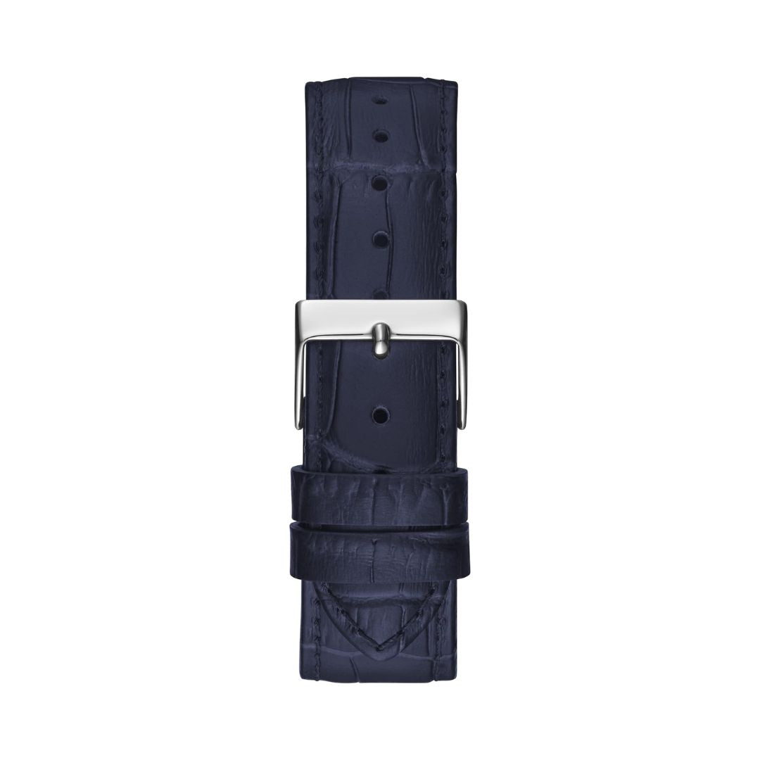 GÛESS – Montre Gûess Silver Tone Femmes – Bleu marine