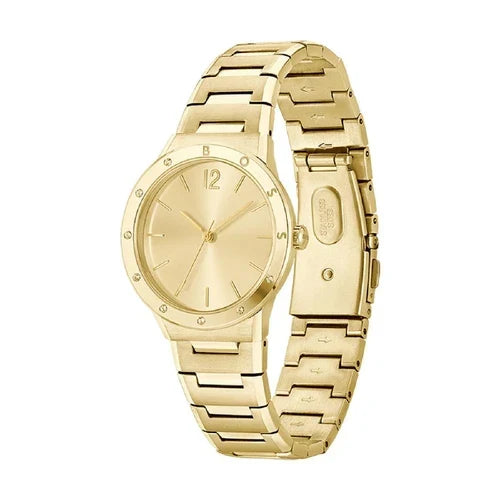 Montre Femme Boss Breath 1502715 - Bracelet Acier Doré