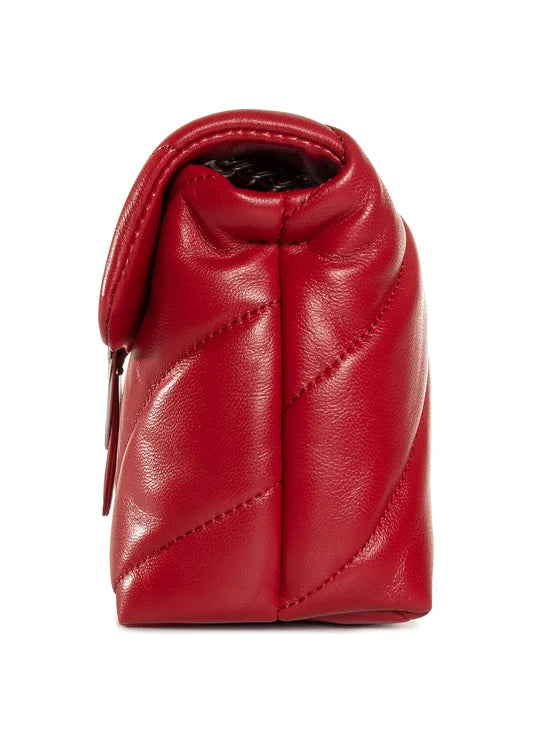 PÏNKÔ Sac matelassé Love Mini Rouge