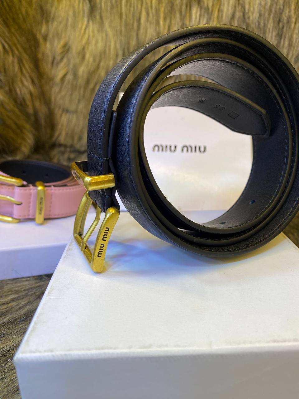 MIÛ MIÜ ceinture pour femme